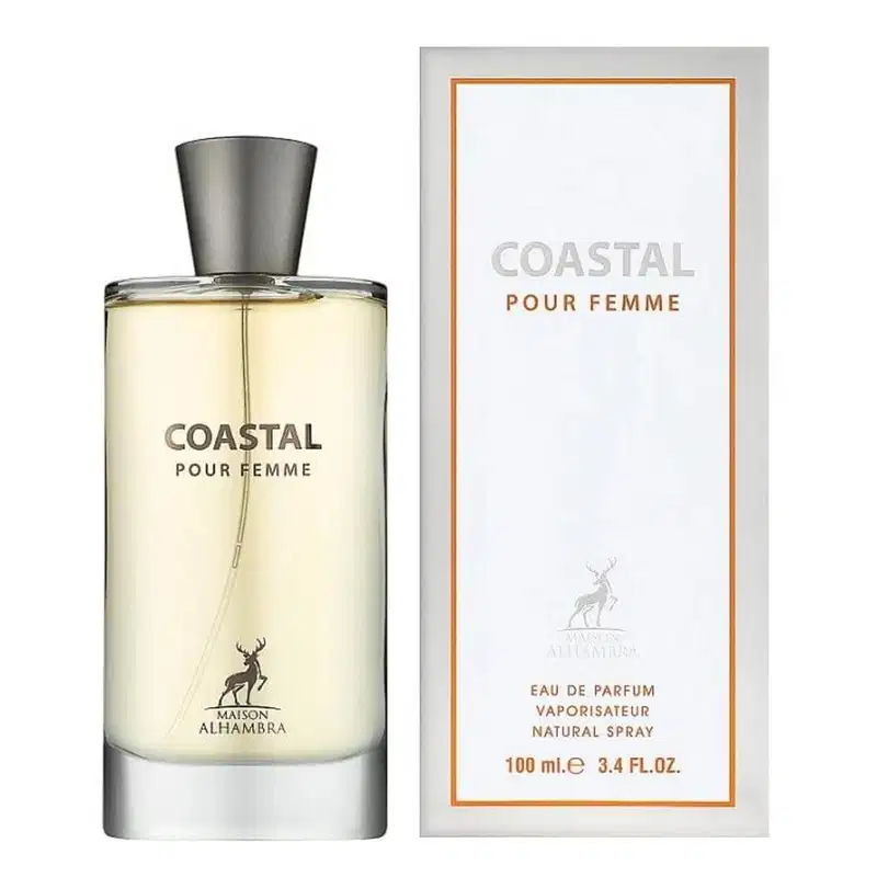 Perfume Importado Feminino Coastal Pour Femme Maison Alhambra EDP, 100ml.