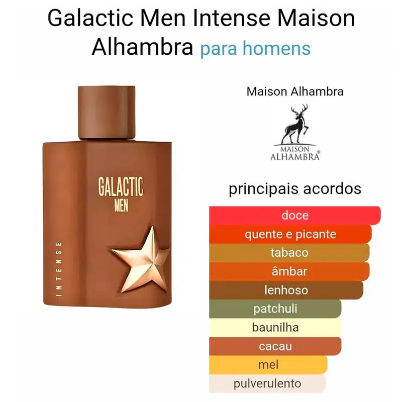 Perfume Galactic Men Intense Maison Alhambra Edp Masculino 100ml
