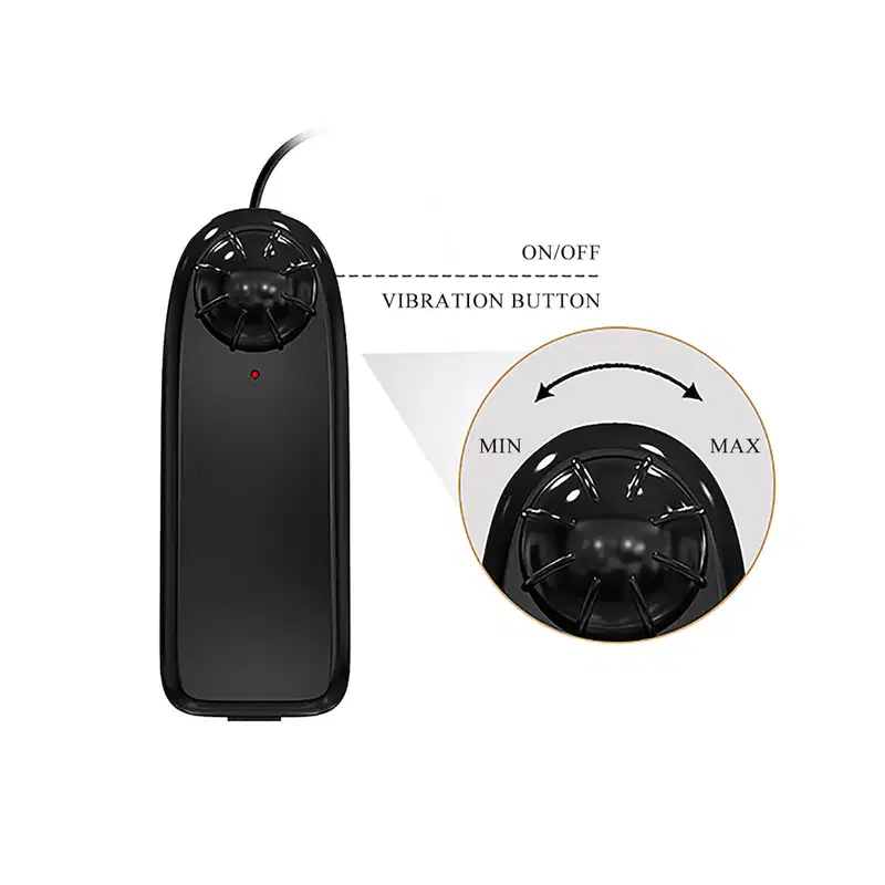 Protese em formato de Pênis Realístico Com Vibração 21,8 cm Beautiful - Baile