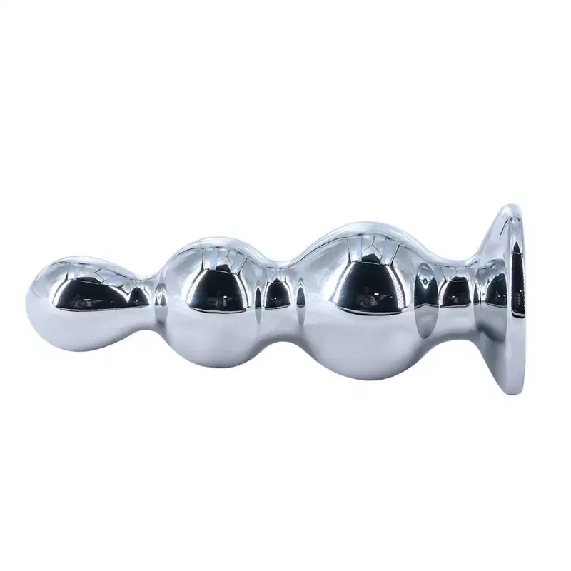 Sexy Import Pedra Vermelha 9,5cm x 3,6cm - Plug Anal Escalonado em Aço