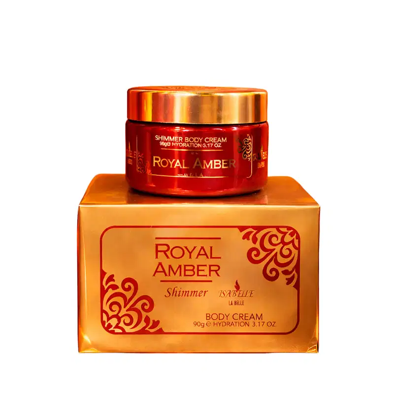 Creme Hidratante Corporal Isabelle La Belle Shimmer Royal Amber, 90g.