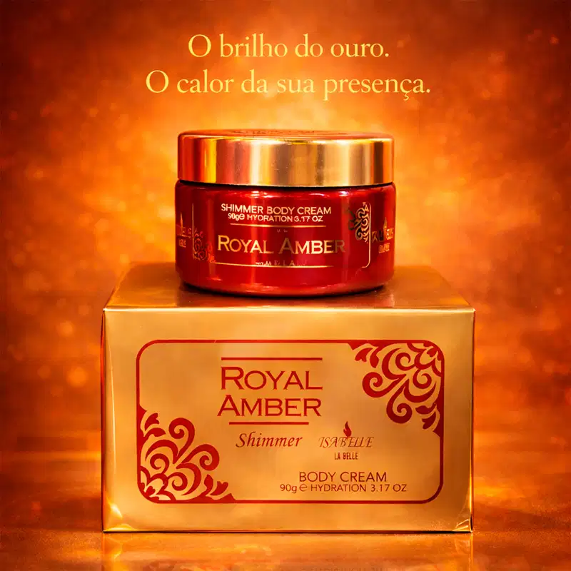 Isabelle La Belle Shimmer Royal Amber - Creme Hidratante Corporal 90g