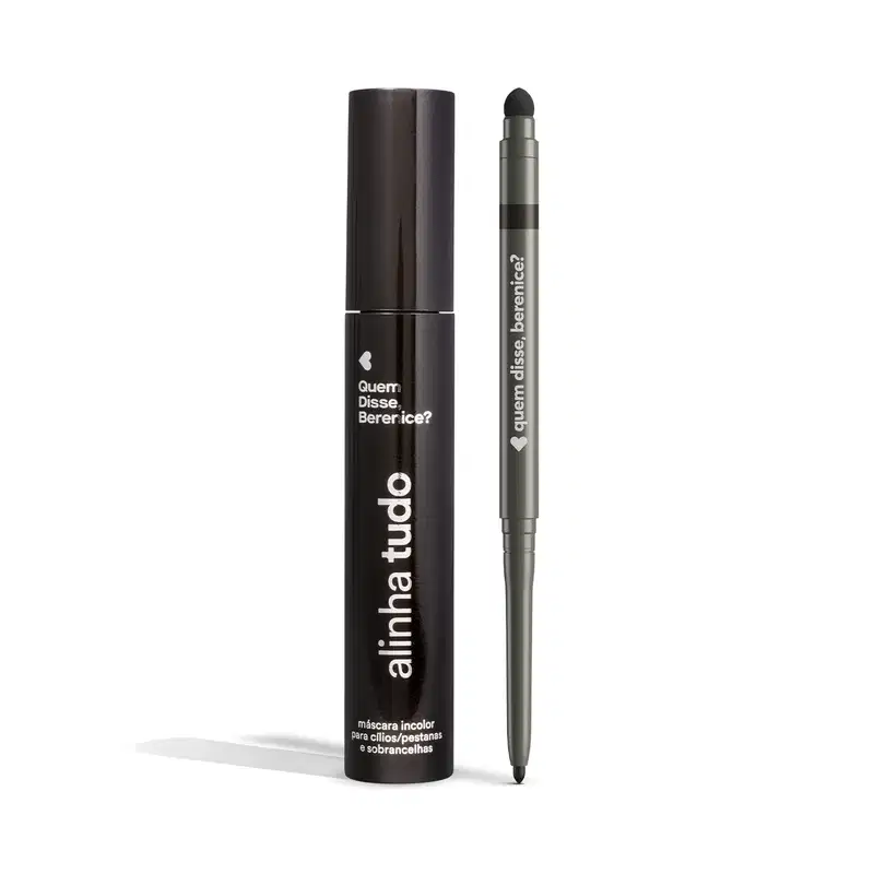 Combo Lápis Esfumador Pretô 1,2g + Máscara para Cílios e Sobrancelhas Incolor 12g