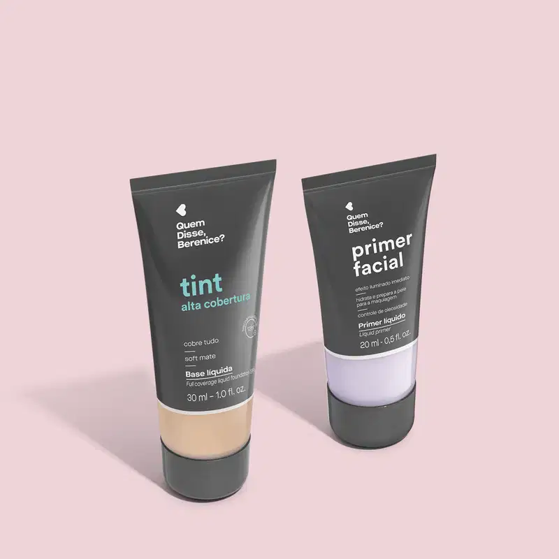 Combo Primer Facial Líquido 20ml + Base Tint Cor 120N 30ml