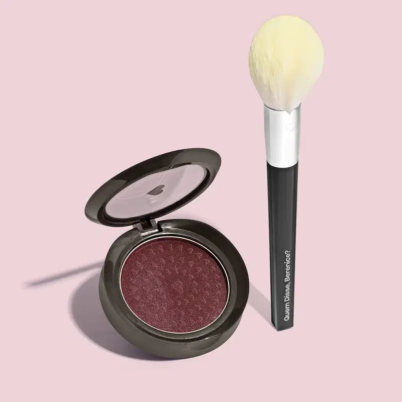 Kit Quem Disse, Berenice? Multi Pó & Blush + Blush Compacto Malva Amoratin, 2 produtos.