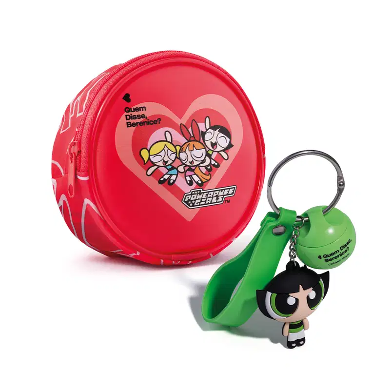 Combo QDB As Meninas Super Poderosas: Creamy Balm Labial Marrom 5g +Bolsa Pocket Bag