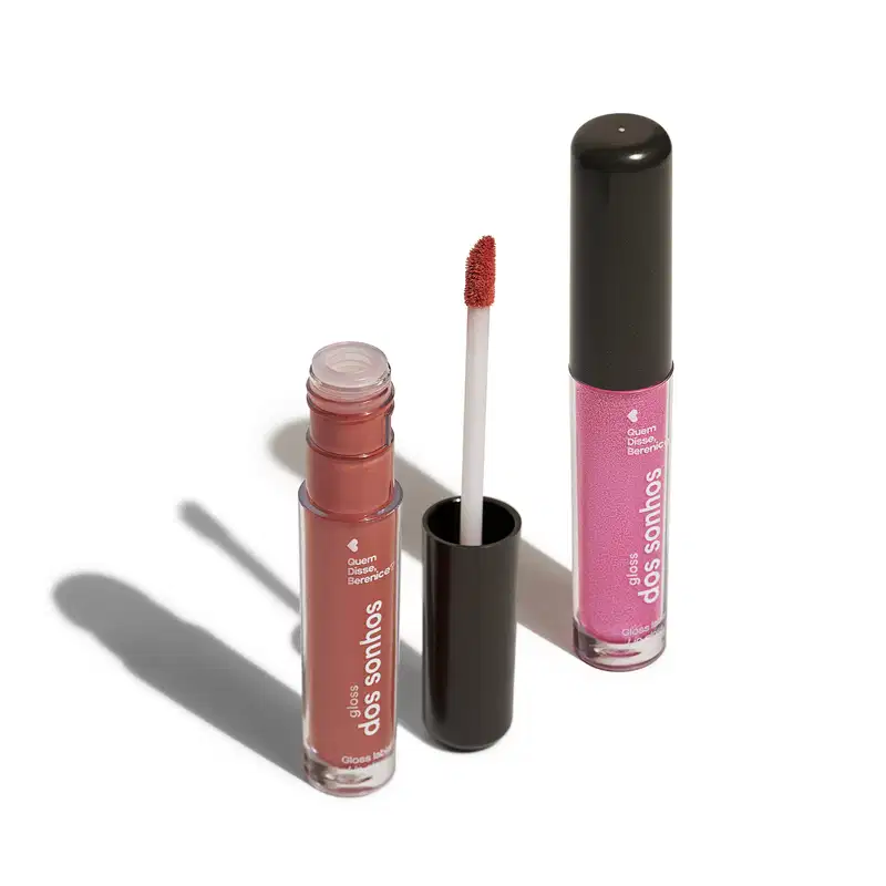 Combo Gloss Dos Sonhos: Rosa Rosadex 4ml + Nude Malvalex 4ml