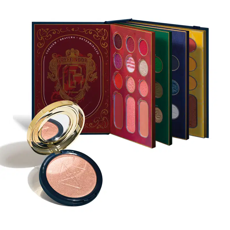 Combo Corvinal Harry Potter Quem Disse, Berenice?:Paleta de Maquiagem Multifuncional 54g + Iluminador Rosado 5g