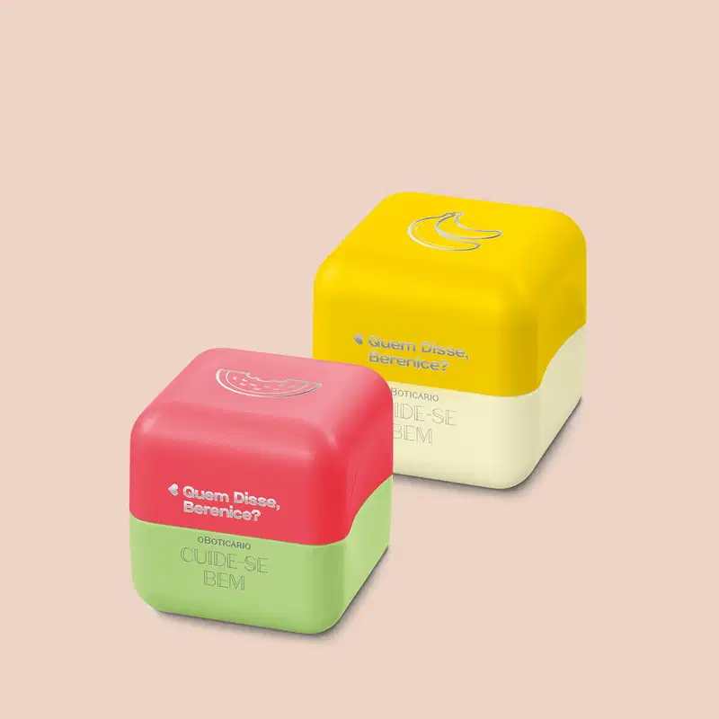 Kit Quem Disse, Berenice? Cuide-se Bem Feira Melancia e Banana - Balm Labial (2 Produtos)