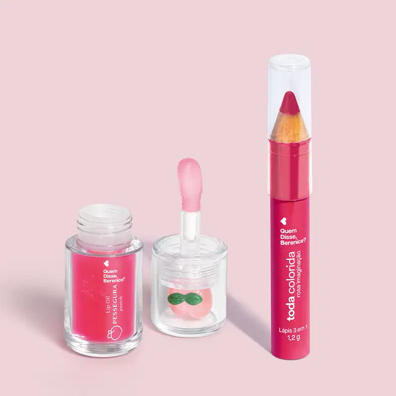 Kit Quem Disse, Berenice? Toda Colorida Pessegura (2 Produtos)