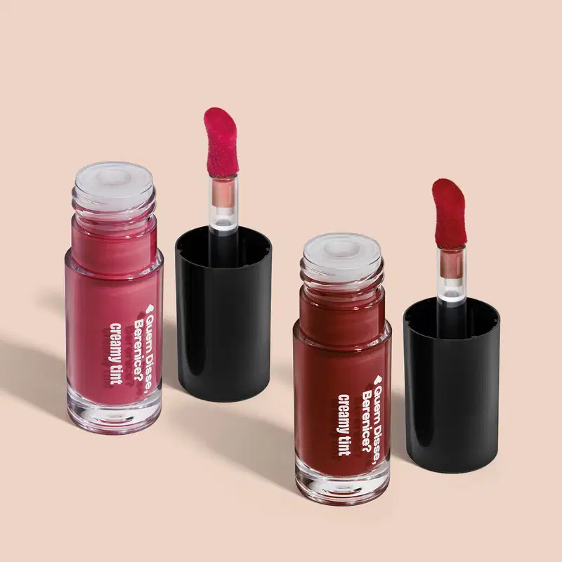 Kit Quem Disse, Berenice? Creamy Tint Vermelho Cereja Profundo + Rosa Pêssego Rosado (2 Produtos)