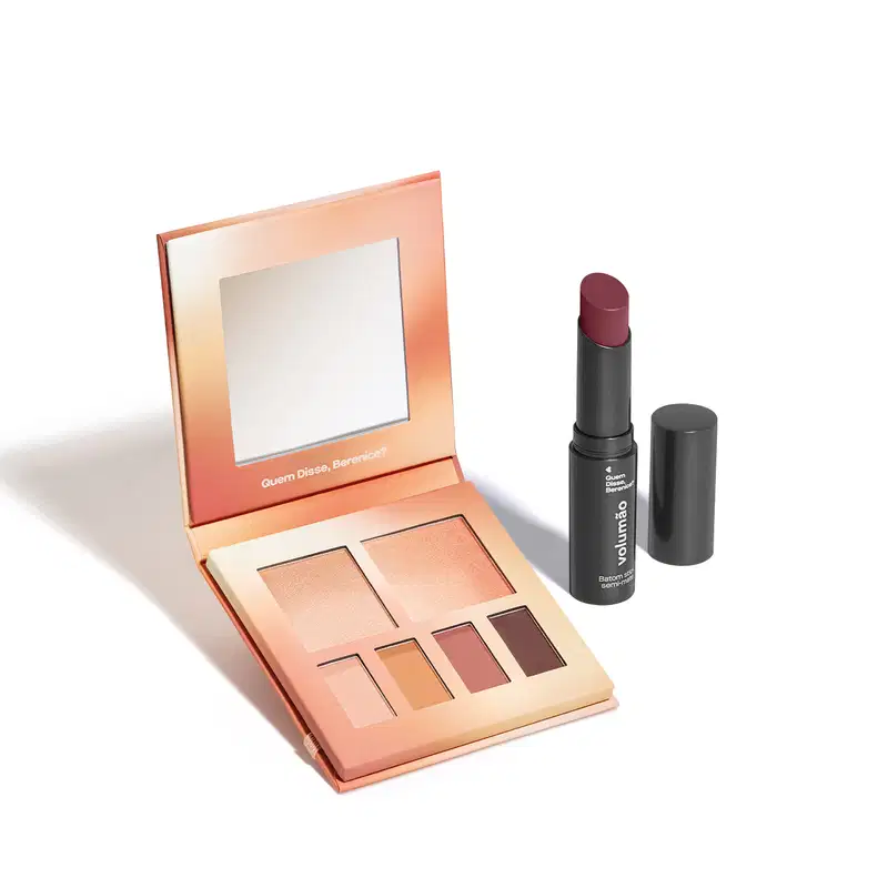 Combo Paleta Multifuncional Nude 7g + Batom Stick Semimate Marsala 3.4g