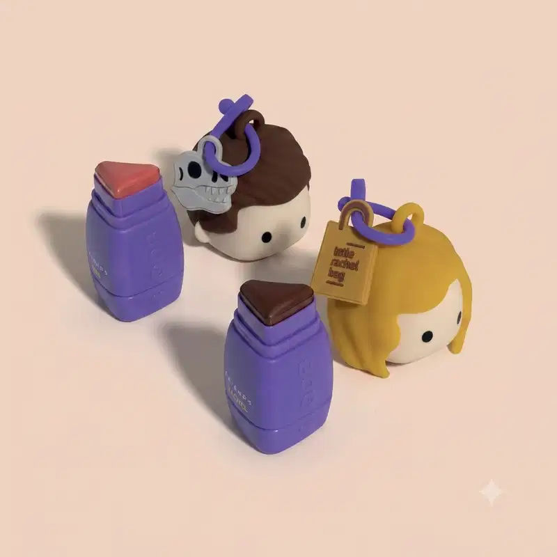 Combo Friends: Berêstick 3 em 1 Rosa Ross 4g + Berêstick 3 em 1 Bordô Rachel 4g