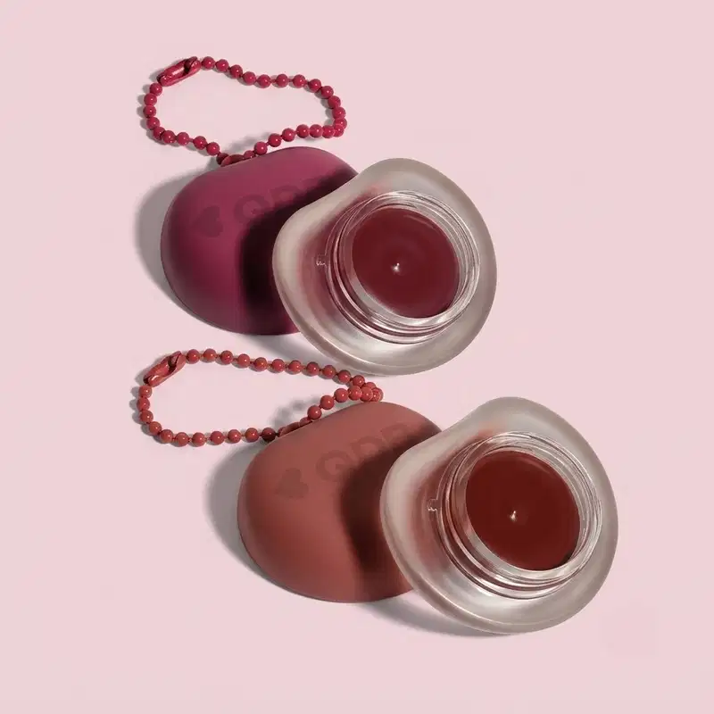 Combo Mochi Blur: Batom E Blush Roxo Amora Fuji 3,5g + Batom E Blush Marrom Cacau Matcha 3,5g