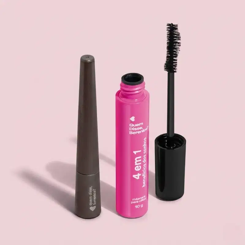 Combo Quem Disse, Berenice? Olhos: Delineador Líquido 2,5ml  + Máscara Para Cílios 10g