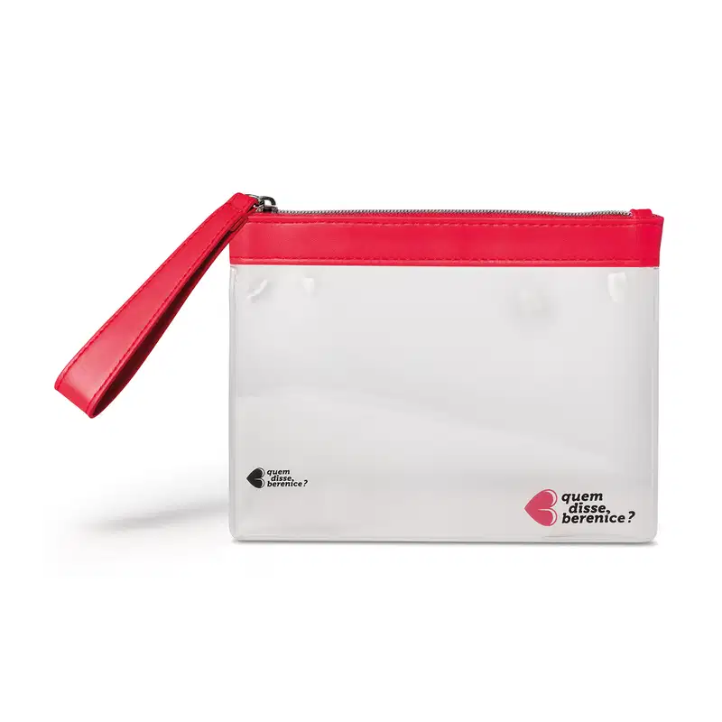 Necessaire Pink Transparente QDB