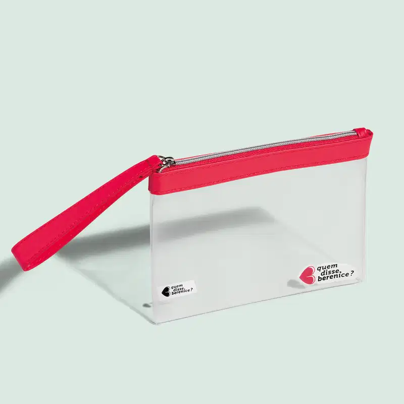 Necessaire Pink Transparente QDB