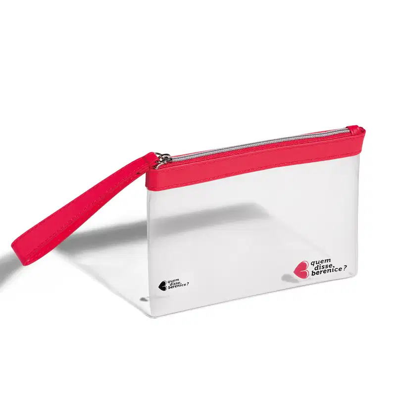 Necessaire Pink Transparente QDB