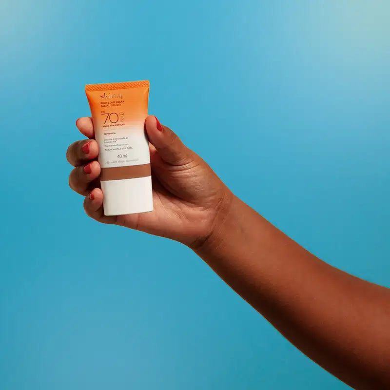 Protetor Solar Facial Delícia FPS 70 Skin.q Cor 04 40ml
