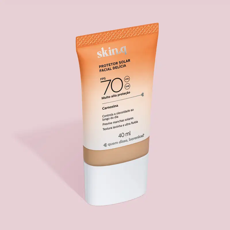 Quem Disse, Berenice? Skin.q Delícia FPS 70 Cor 02 - Protetor Solar Facial 40ml
