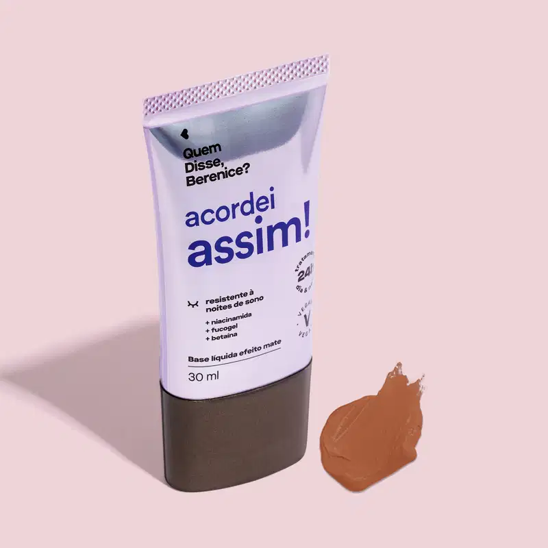 Base Líquida Acordei Assim Cor 12Q 30ml