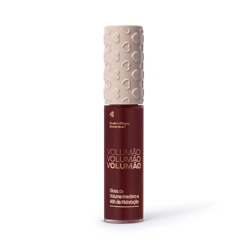 Gloss Labial Vermelho Cereja Explosão Volumão 9,5ml
