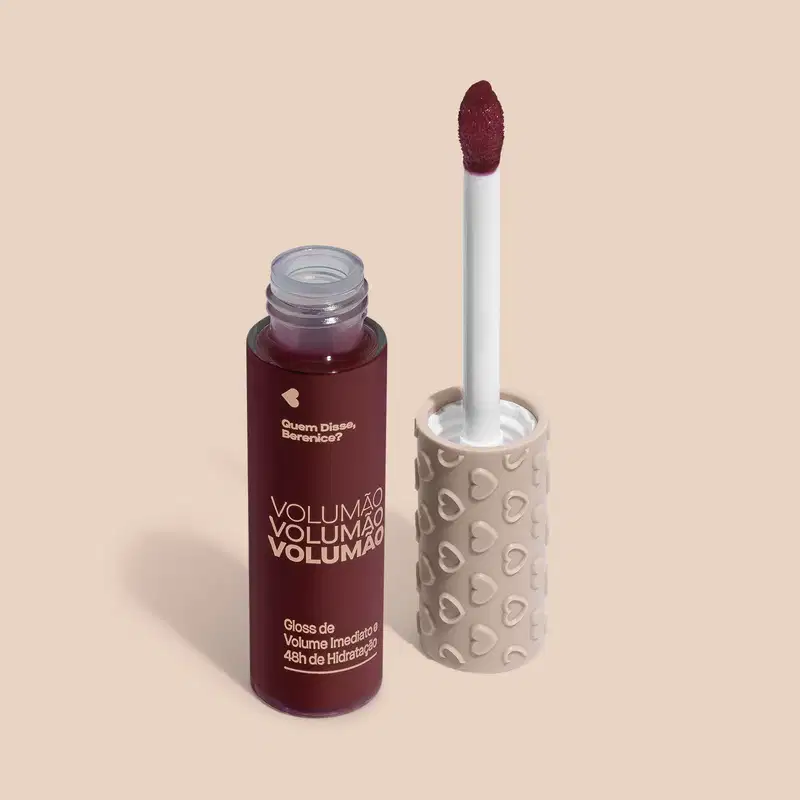 Gloss Labial Vermelho Cereja Explosão Volumão 9,5ml