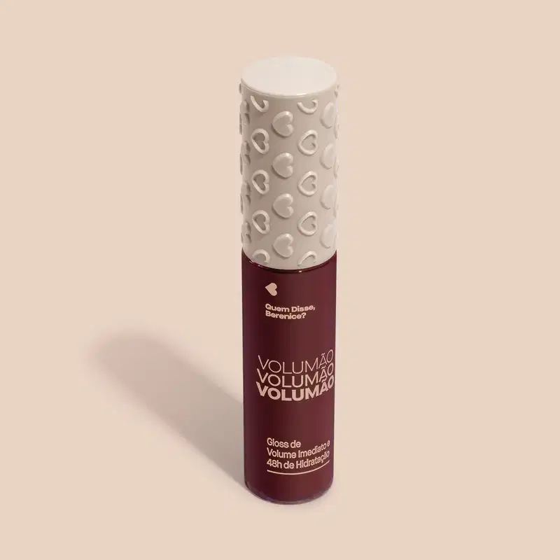 Gloss Labial Vermelho Cereja Explosão Volumão 9,5ml