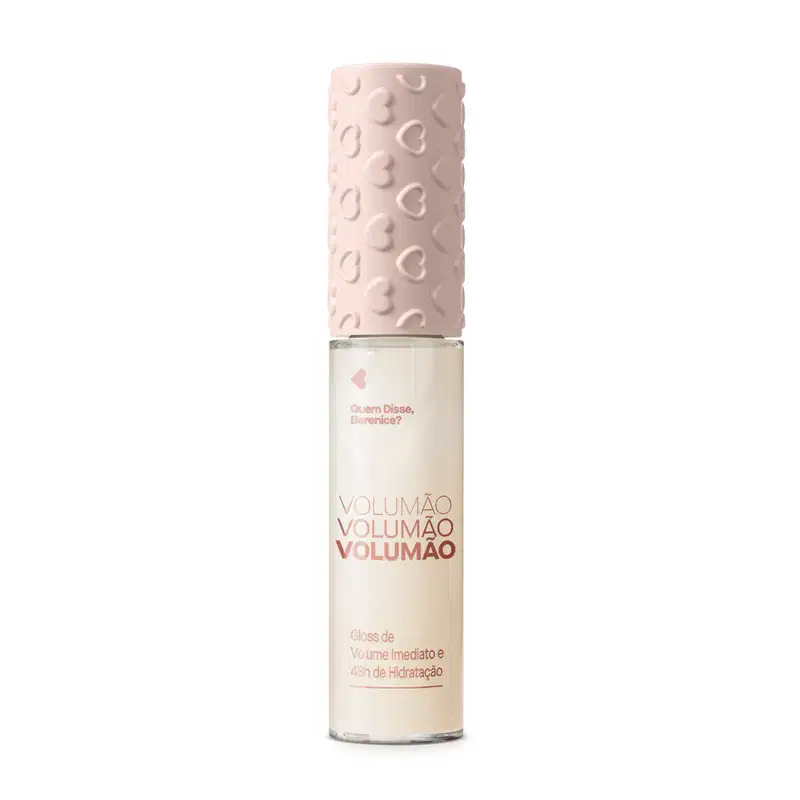Gloss Labial Incolor Nasci Assim Volumão 9,5ml