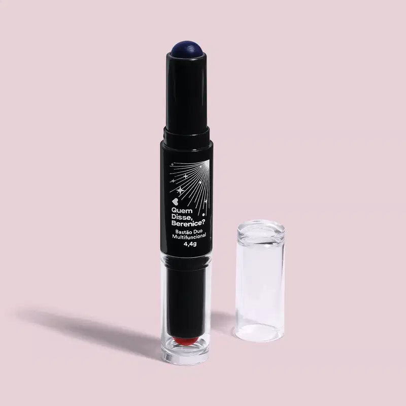 Bastão Duo Multifuncional Laranja e Roxo 4,4g