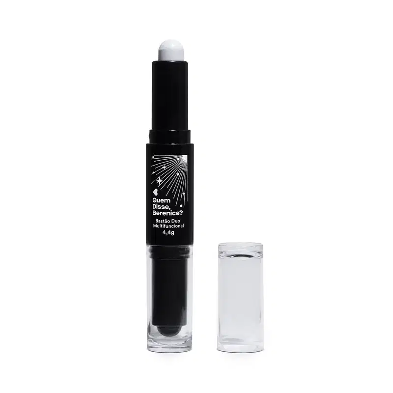 Bastão Duo Multifuncional Preto e Branco 4,4g