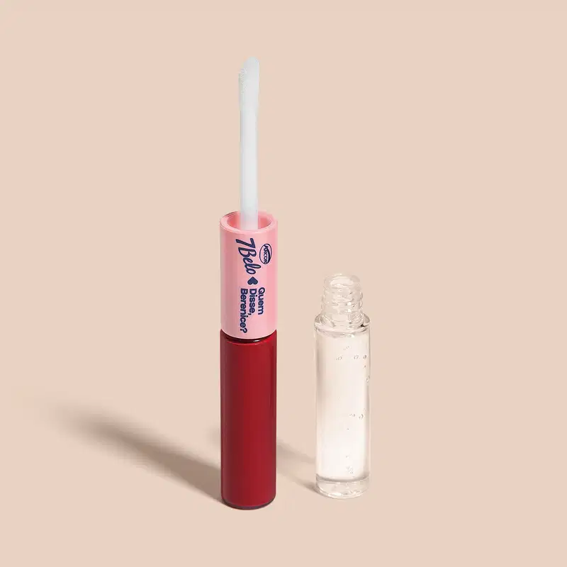 Batom Duo Gloss Vermelho Exclusivo Quem Disse, Berenice? 8ml