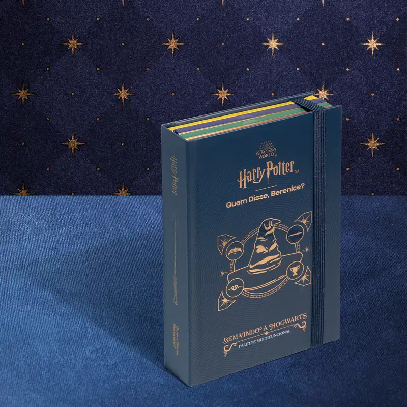Paleta de Maquiagem  Multifuncional Harry Potter Quem Disse, Berenice? Bem-Vindo à Hogwarts  54g