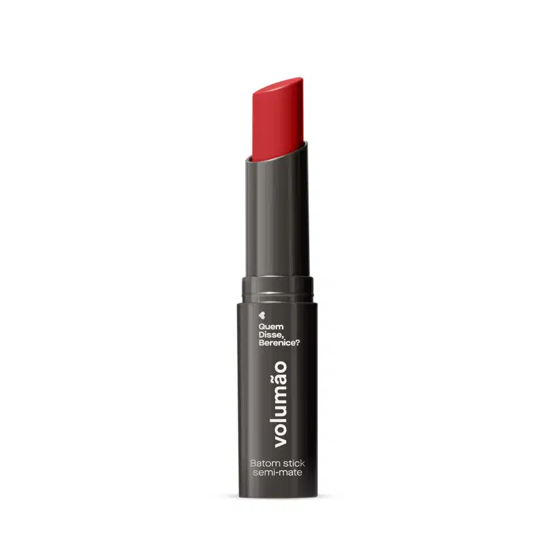 Batom Vermelho Rubile  Stick Semi-mate Volumão 3,4g