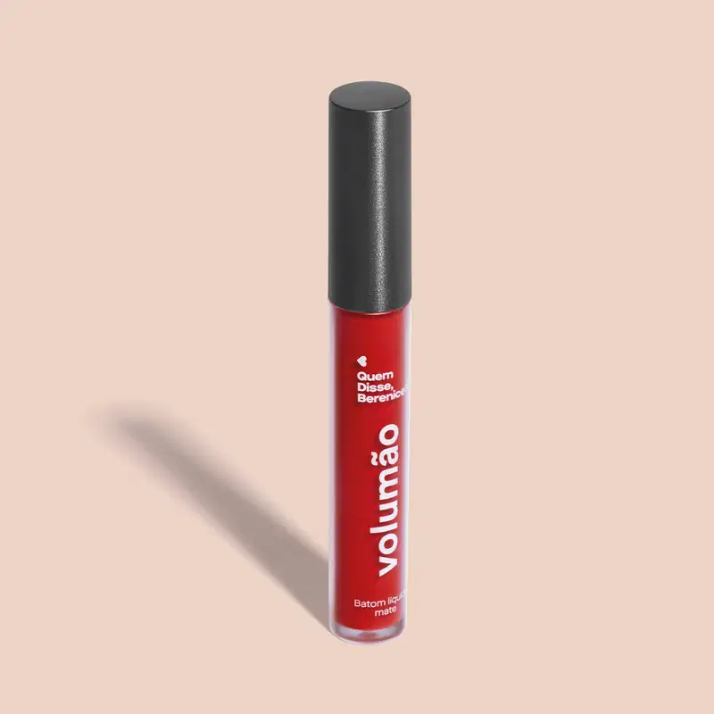 Batom Líquido Vermelho Morangoli Mate Volumão 4ml
