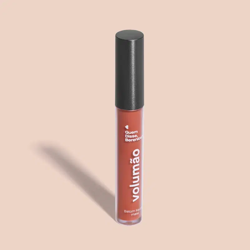 Batom Líquido Marrom Damascoli Mate Volumão  4ml