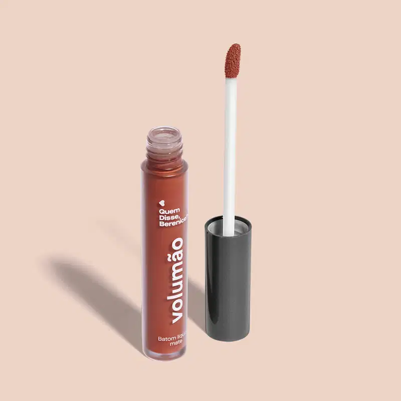 Batom Líquido Marrom Camurçali Mate Volumão  4ml
