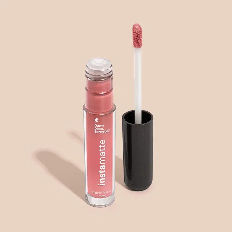 Batom Líquido Rose Rosetali Instamatte 4ml