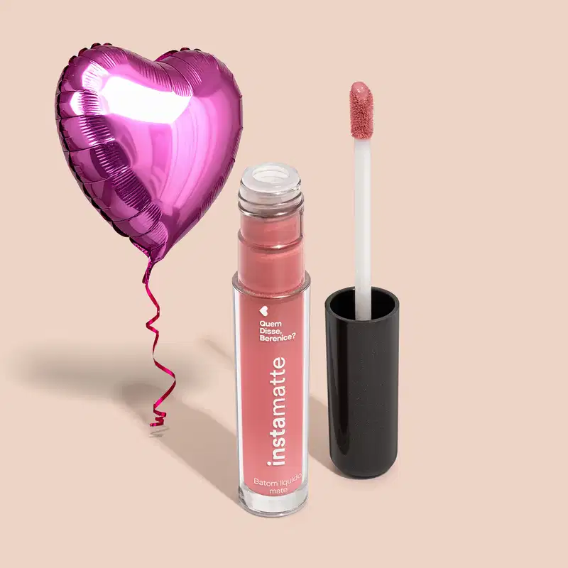 Batom Líquido Rose Rosetali Instamatte 4ml