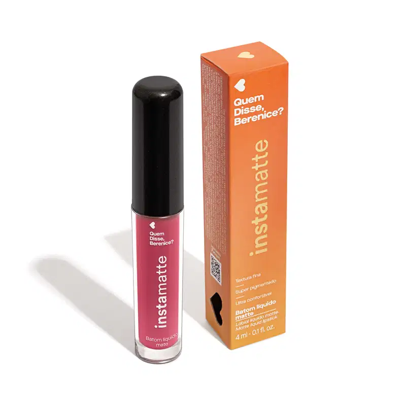 Batom Líquido Rose Goiabali Instamatte 4ml