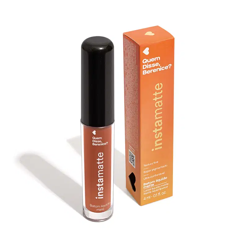 Batom Líquido Bege Amendoli Instamatte 4ml