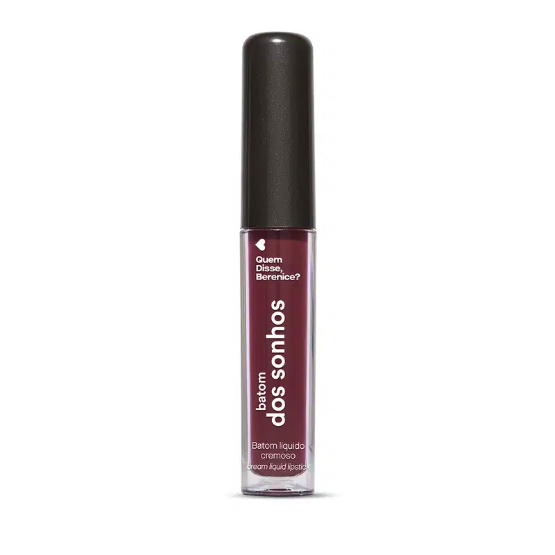 Batom Líquido Cremoso Roxo Uvite Dos Sonhos 4ml