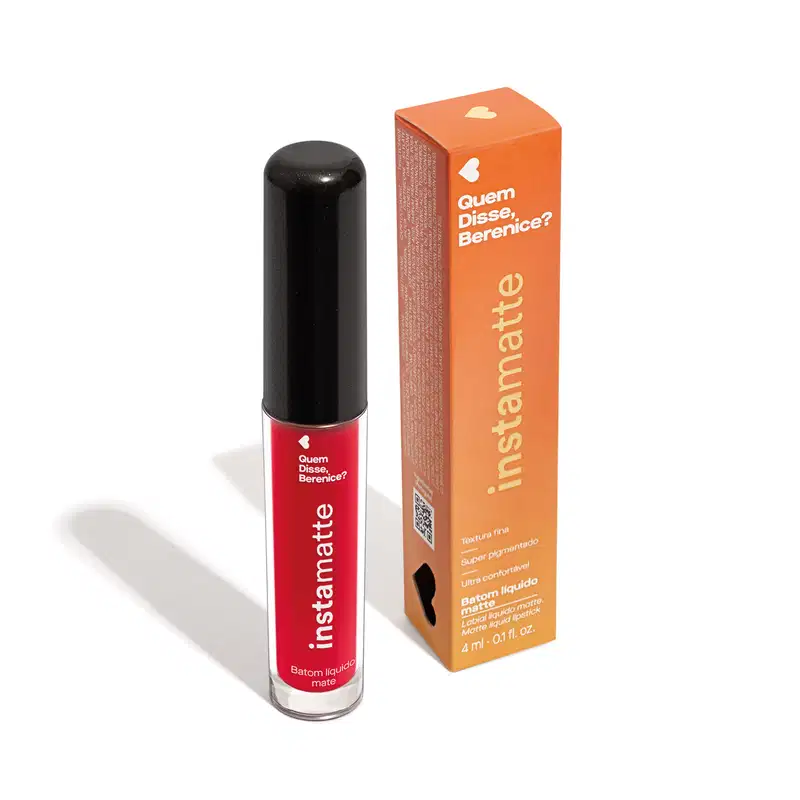 Batom Líquido Vermelho Vermeli Instamatte 4ml