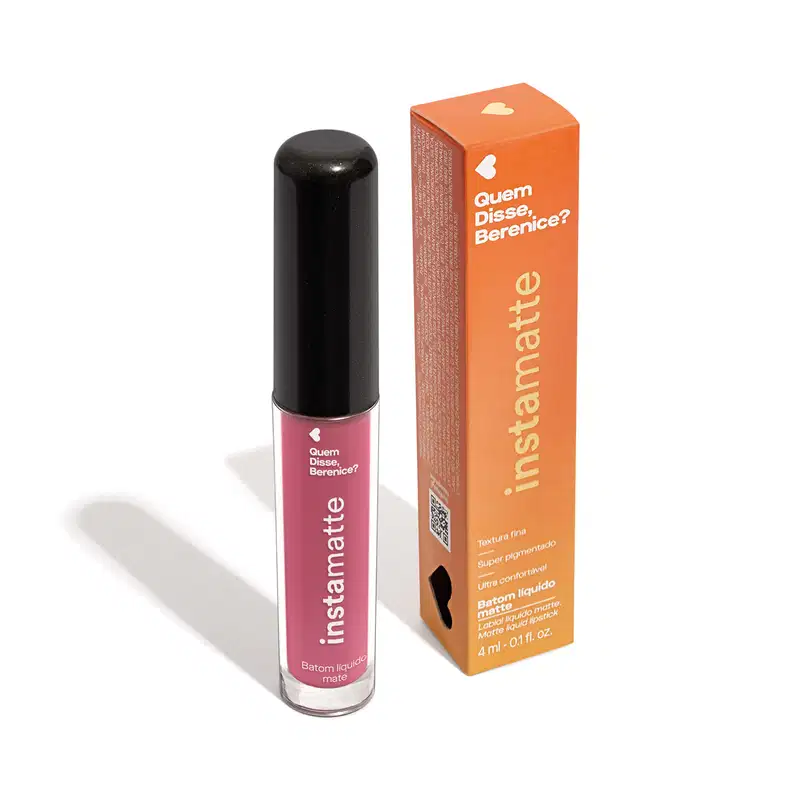 Batom Líquido Rosa Azaleiali Instamatte 4ml