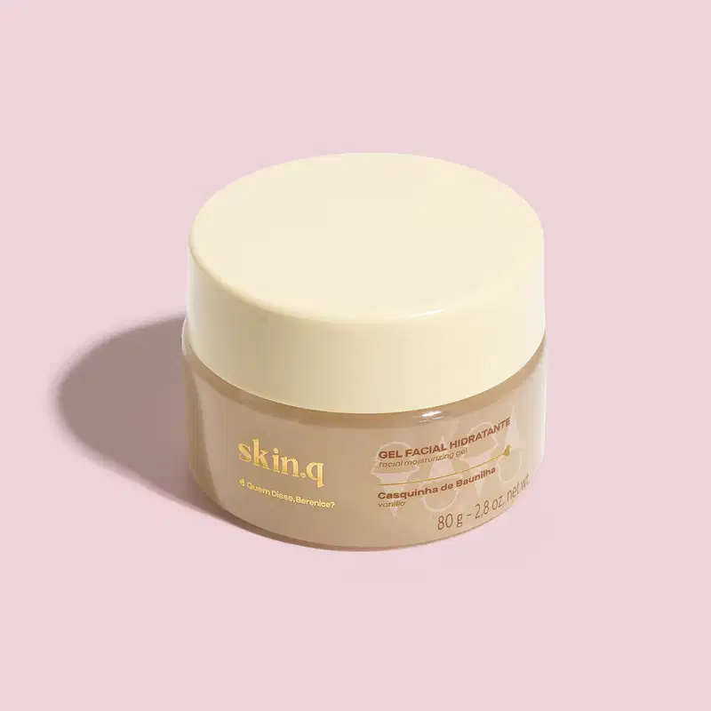 Gel Facial Hidratante Skin.q Casquinha de Baunilha 80g