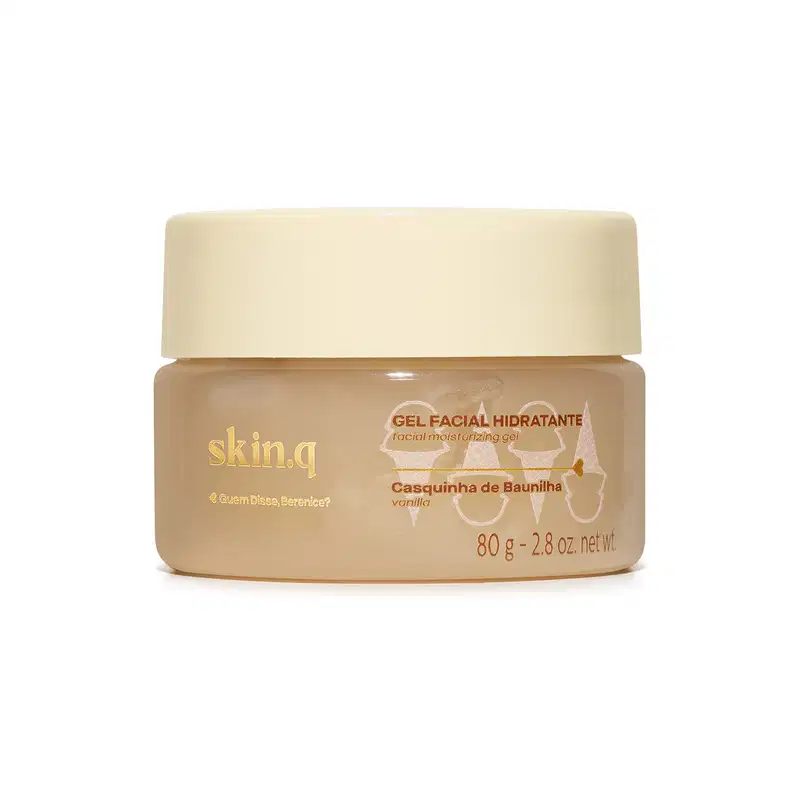 Gel Facial Hidratante Skin.q Casquinha de Baunilha 80g