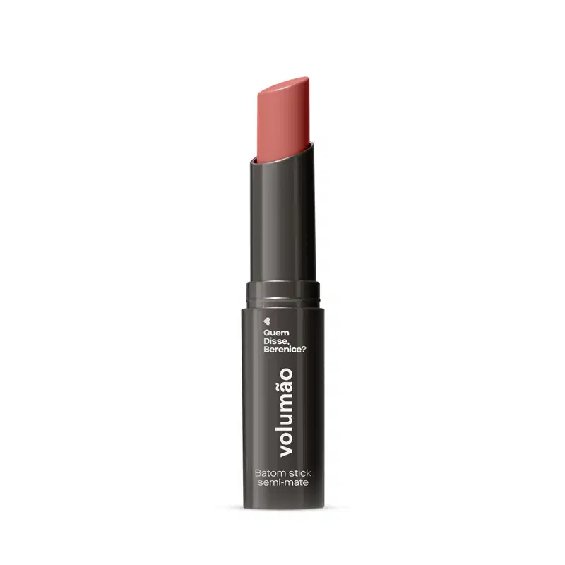 Quem Disse, Berenice? Volumão Rosa Rosadolê - Batom Semi-Mate 3,4g