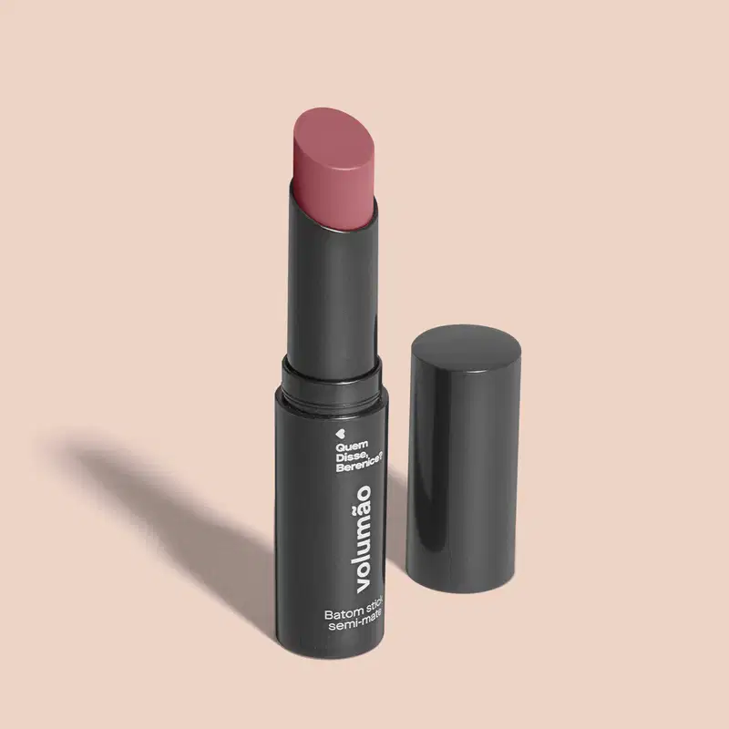 Quem Disse, Berenice? Volumão Rosa Roselelê - Batom Semi-Mate 3,4g
