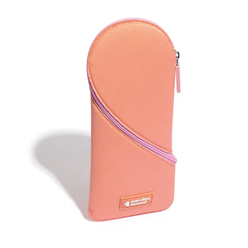 Case Para Pincéis de Maquiagem Coração