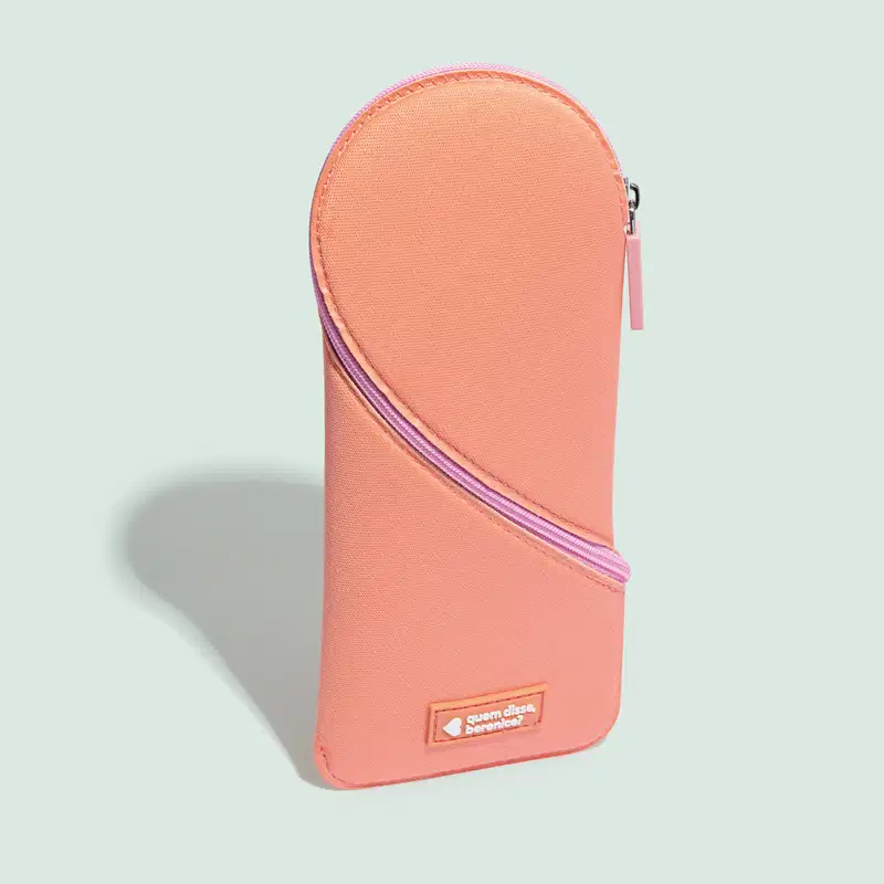 Case Para Pincéis de Maquiagem Coração